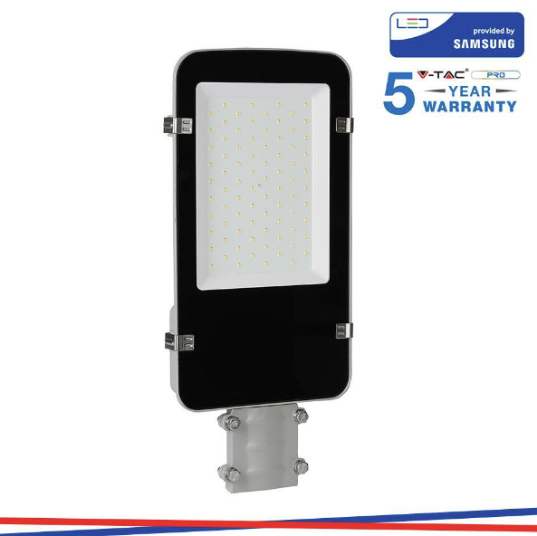 Led armatura stradale samsung chip 50w corpo grigio 4000k 5 anni di garanzia