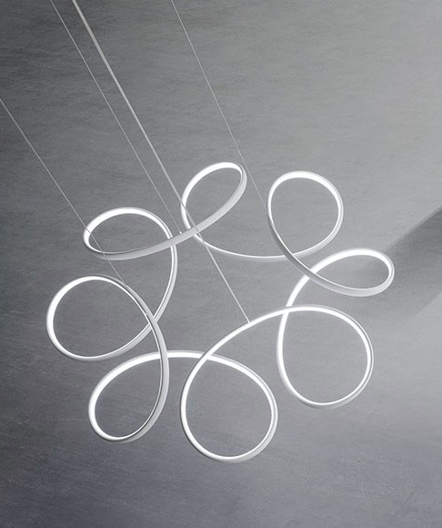 EXCLUSIVE LIGHT Flower S80 Lampadario Moderno a LED 54w