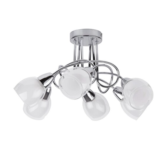 RABALUX Dave ceiling lamp, 3*e14/40w,chrome