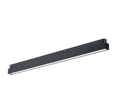 REGLETTA NERA PER BINARIO NERA 24W 3000K