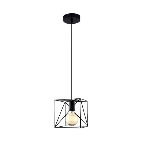 SOSPENSIONE FERRO BATTUTO Teri pendant 1xe27 black