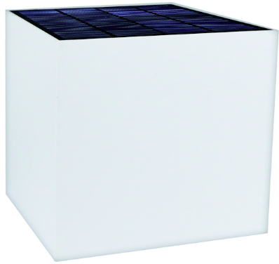 APPLIQUE Quadrato ad energia SOLARE, IP65, Multifunzione con sensore, 400LM, 4000K