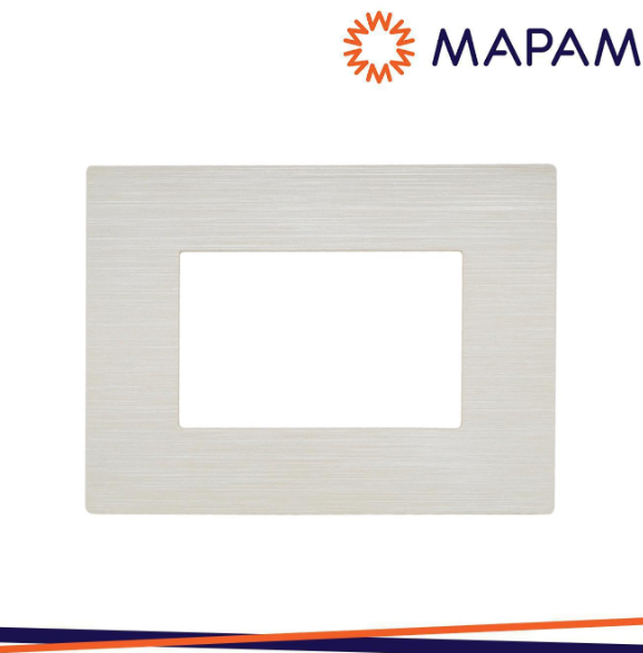 MAPAM Placca tecnopolimero spazzolato m6003sl-21 gem 3p perla