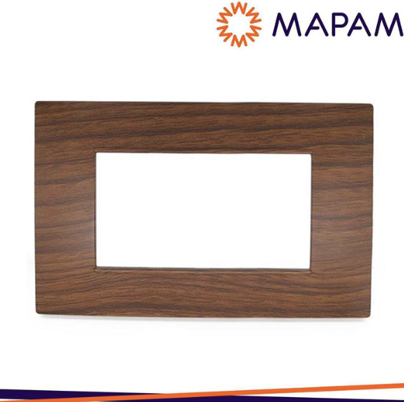 Mapam Placca tecnopolimero spazzolato m6004sl-3 gem 4p ciliegio