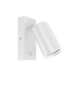 APPLIQUE Daria wll gu10 white con interruttore da hotel