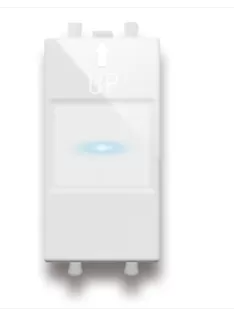 AVE Pulsante elettronico Young Touch, S44, 1A alimentazione 230V, a scomparsa 