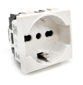 BTICINO MATIX Presa schuko universale (16a-230v) 514b mtx t3 bianco