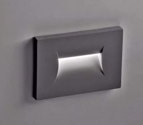 ISYLUCE Segnapasso per esterno led 3w 3000k incasso paret