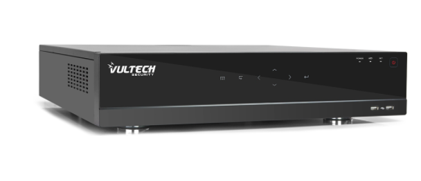 NVR 64 CANALI Ultra-HD Vultech fino a 8Mpx H.265 HDMI P2P CLOUD 8HD ALARM. 4K RS485