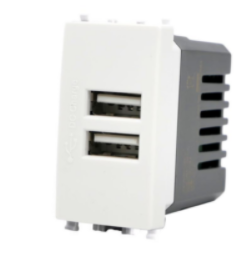 Mapam Doppia presa usb 2a 621b/vmr-pln t2 bianco