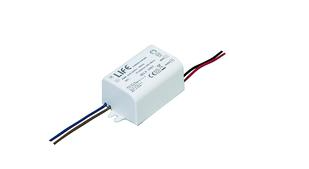 LIFE Alimentatore IP67 corrente costante 350mA, 3-12V 4.2W 220-240V~ 55x29.5x22mm