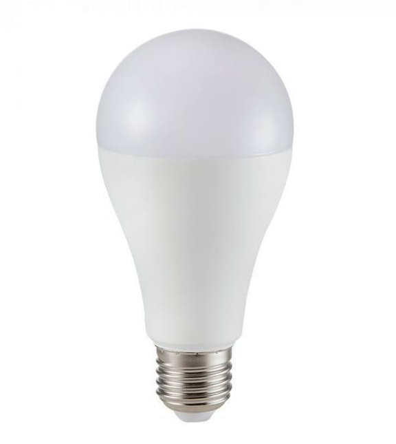 LED LAMPADINA - SAMSUNG CHIP 17W E27 A65 PLASTICA LUCE BIANCO NATURALE 4000K                                            