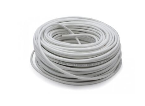 VULTECH Matassa Bobina Lan Categoria 5 UTP 100 Metri Rete Ethernet Bianco 
