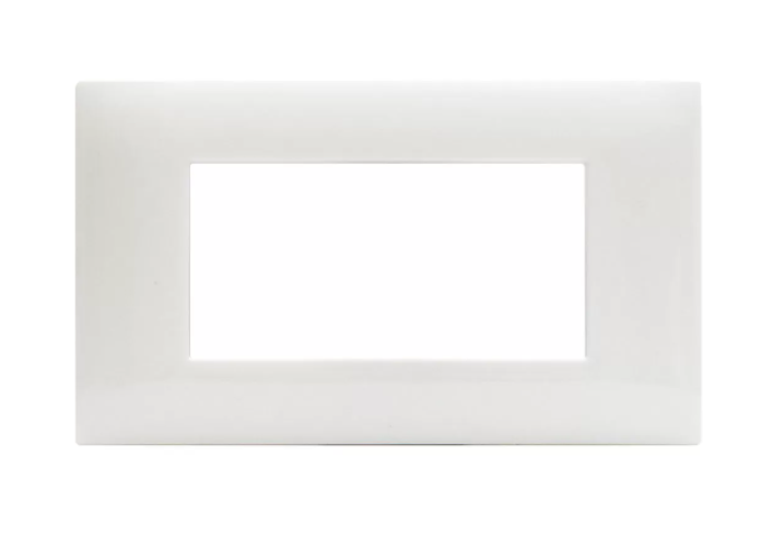 Ave Placca Tecnopolimero Young S44, colore bianco totale 