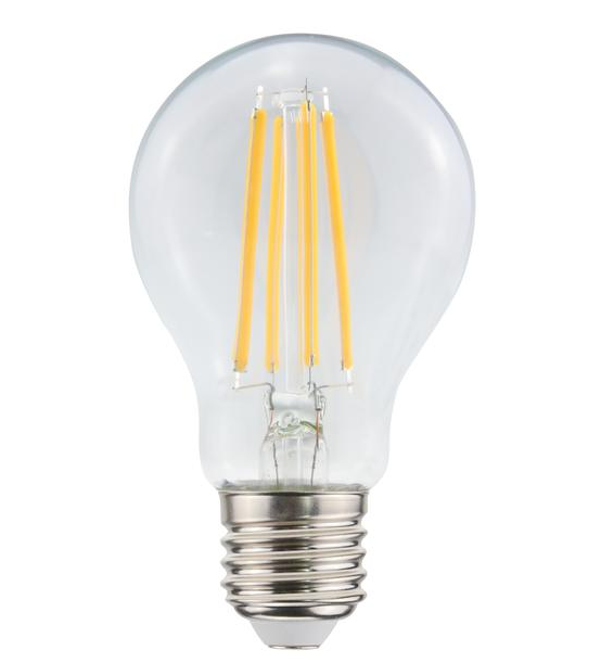 LAMPADA LED GOCCIA A60 serie Filament Traspar., E27, 11W,FA320°,4000K,220Vac,LM1521,RA 80, 60*108mm