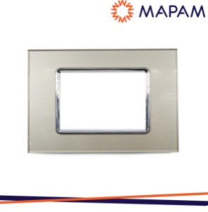 Mapan Placca vetro 6003bl-5 t2 3p champagne