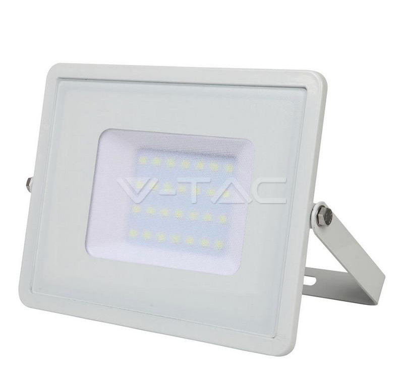 30W LED PROIETTORE  SMD SAMSUNG CHIP CORPO BIANCO LUCE BIANCO CALDO 3000K                                               