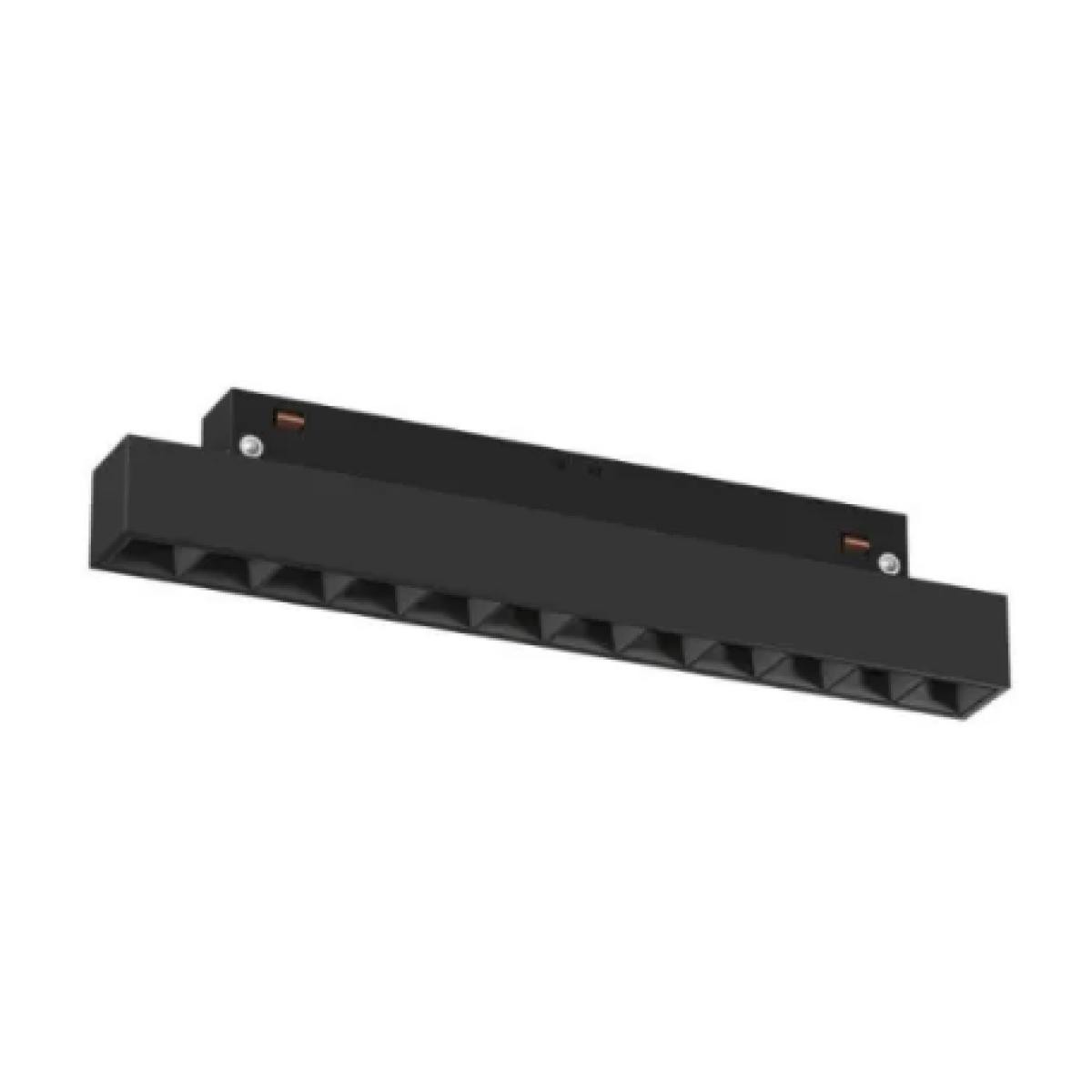 GEA LUCE REGLETTE NERA REGOLABILE 18W LED 3000K