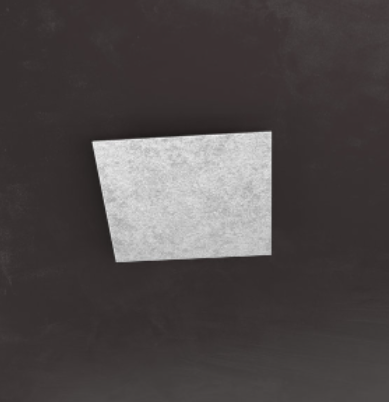 TOP LIGHT FLOPPY GRIGIO CM 50X14 CM LAMPADINA GX53