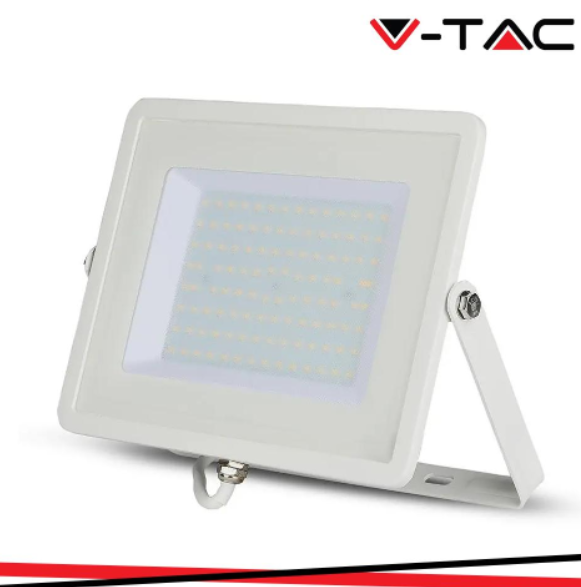 Faro Proiettore 100w smd floodlight with samsung chip 4000k white body