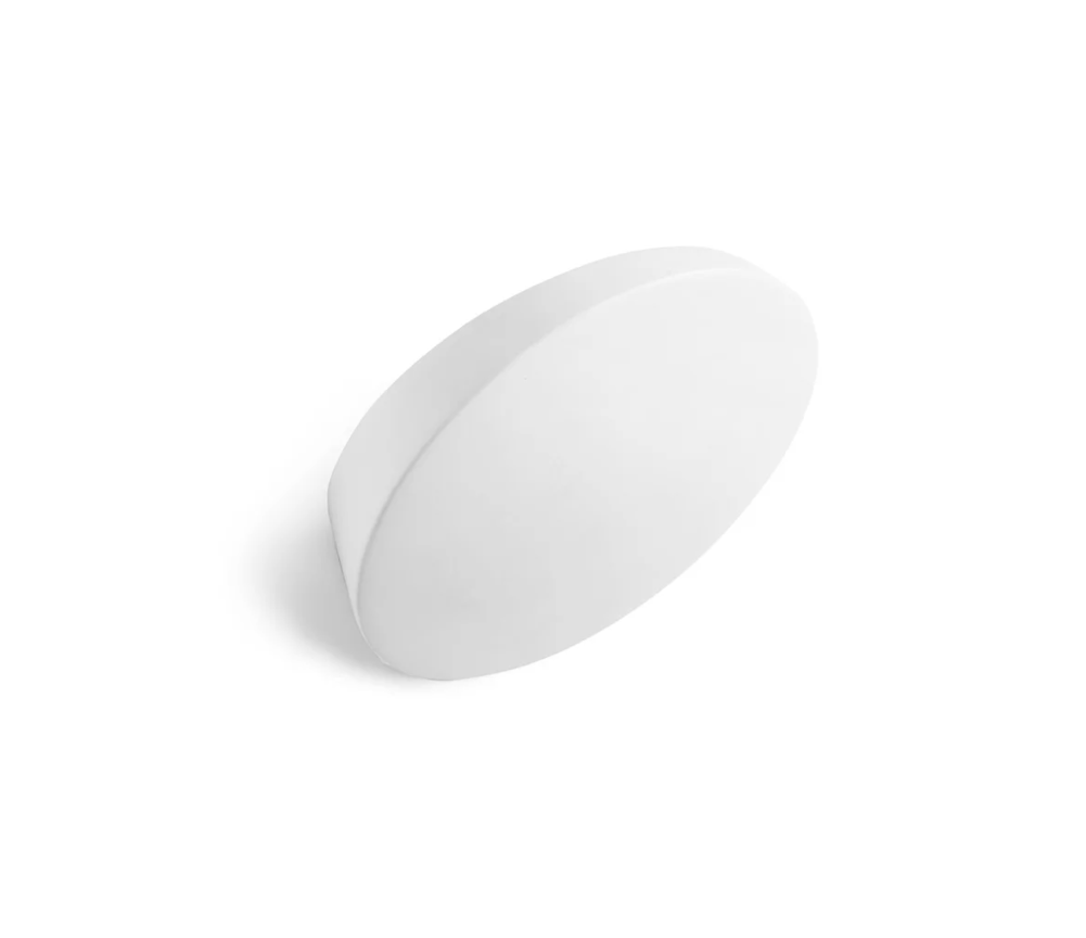 Lampada Applique da Parete in Gesso Bianca GX53 Led Moderna