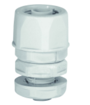 SCHNEIDER Raccordo girevole guaina spiralata/sistema chiuso IP65 passo GAS GRIGIO ELIOS 16mm