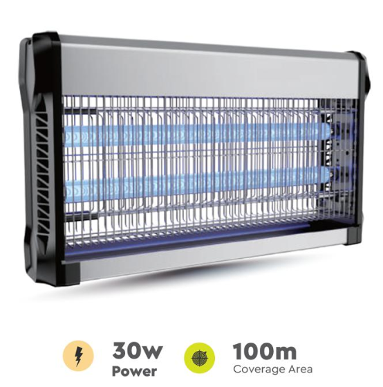 V-TAC ZANZARIERA 2 x 30w lampada cattura insetti 