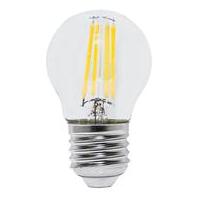 LIFE LAMPADA LED G45 serie Filament Trasparente, E27, 4.5W, FA320