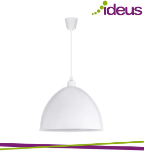 Sospensione Lampadario Illuminazione Inka white 30 e27 d.30 in pvc 