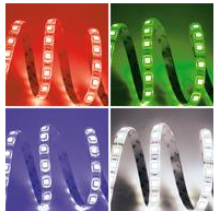 LIFE Striscia RGB+Bianco Naturale 60LED/m, 5050, IP20, 24V, 15W/m, R/G/B/4000K