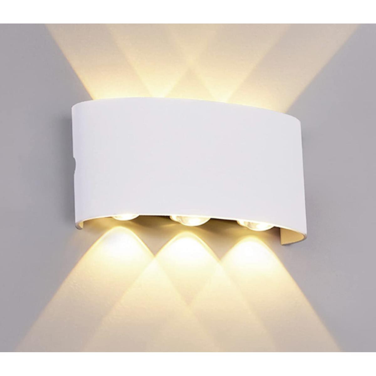 IPERLUX LED APPLIQUE 8W 3CCT 400LM BIANCO