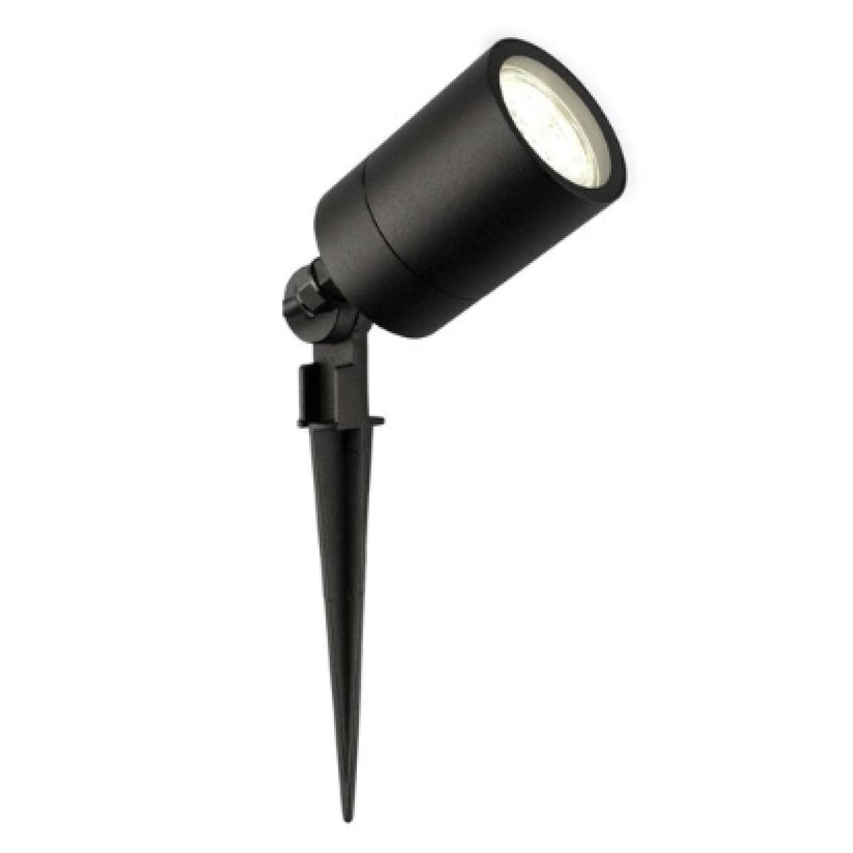 IPERLUX LED SEGNAPASSO DA GIARDINO NERO CON PICCHETTO  3W 3CCT 240LM