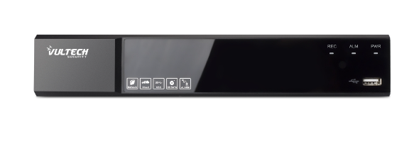 VULTECH Network Video Recorder 4 Canali POE - 5MP- H265