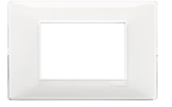 Vimar 14653.41 - Plana Placca 3 Moduli Reflex neve