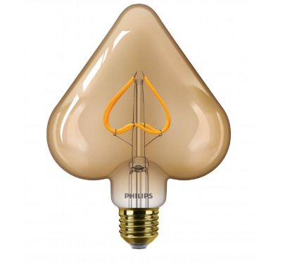 LAMPADA VINTAGE HEART 5W 230LM 2700K 115X115MM