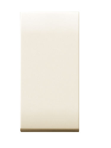 AVE Deviatore tasto liscio, Class S44, colore RAL 1013, 1P 10AX illuminabile