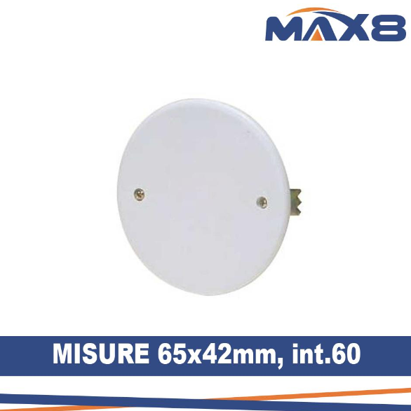 Coperchio per cassette di derivazione incasso d.65x3 