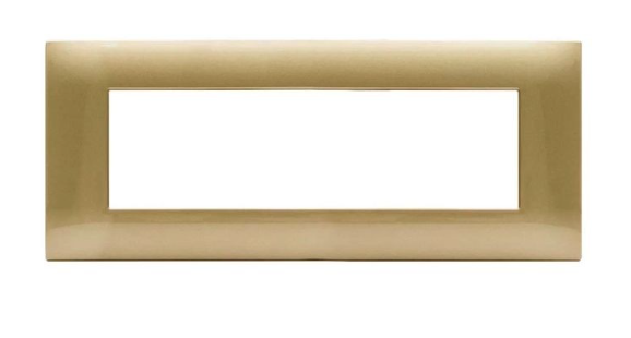 Placca Young Ave Per Sistema 44 Colore Oro 7 Posti 44PJ07GOLD