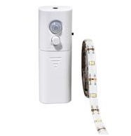 LIFE KIT STRIP LED CON SENSORE, BATTERIE 2xAA, LUCE 4000K, 1,5W 1m, BLISTER	