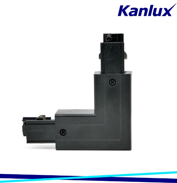KANLUX Connettore a l tear n con-l lr-b NERO