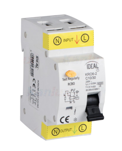 KANLUX Interruttore magnetotermico differenziale 6ka 2p kro6-2/c10/30