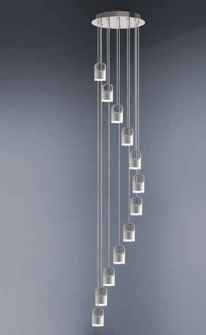 VIVIDA SOSPENSIONE bag.pendant lamp.38w 2650LM 3000k white 300x2162 mm 