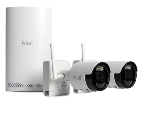 isw Kit Wireless Isiwi Connect AIR2 ISW-K2N8BFBTA4MP-2 GEN1 NVR 8 Canali + 2 Telecamere a batteria