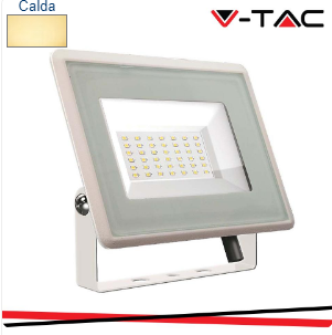 V-TAC 50w led floodlight smd corpo bianco 3000k