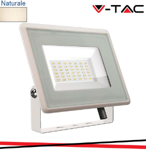 V-TAC 50w led proiettore smd f-series colore bianco 4000k