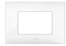 PLACCA AVE SERIE YOUNG44 3 MODULI COLORE BIANCO COD. 44PJ03B
