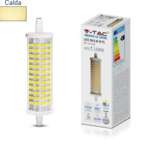 V-TAC 18w r7s led ceramic bulb 3000k