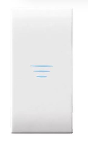 Interruttore a sfioramento Domus S44, colore RAL 9010, rel