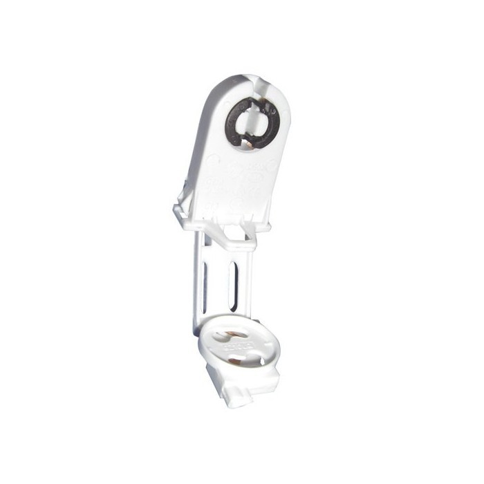 PORTALAMP. G13 CON PORTASTARTER BIANCO