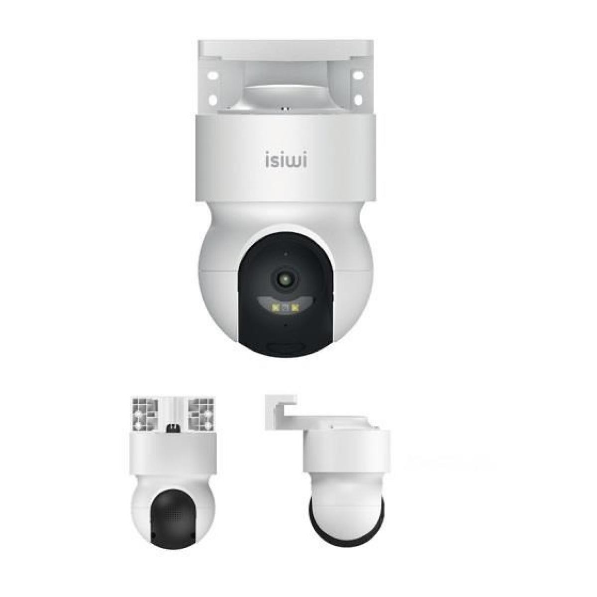 Telecamera alimentata Isiwi REDI ON 2K PT per esterno IR LED e SHOWCOLOR Audio Bidirezionale Sd Card IP65 Stand Alone 